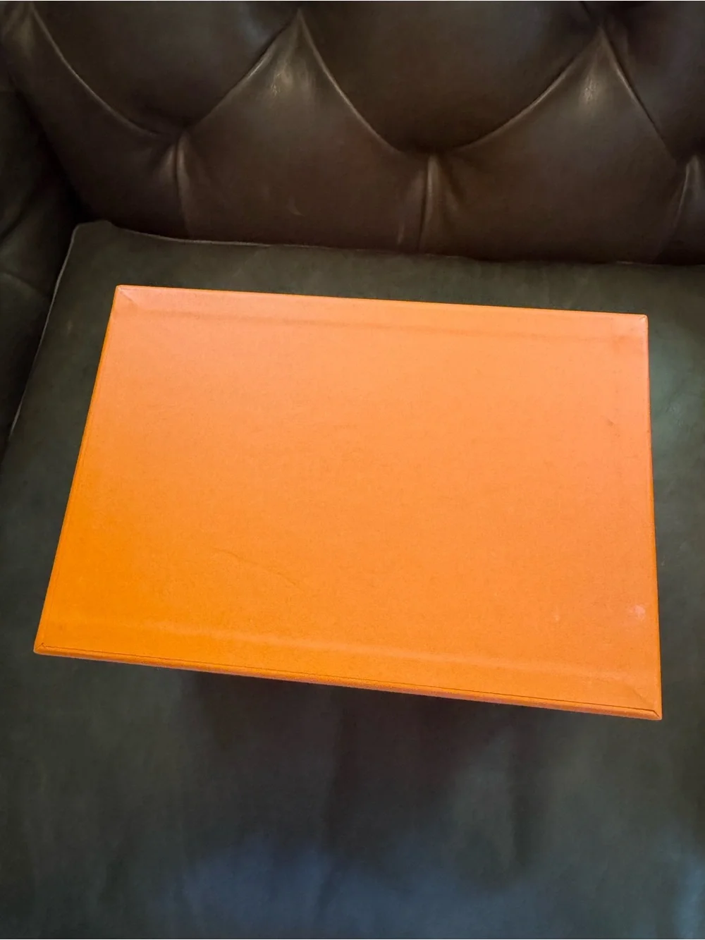 Authentic Hermes Signature Orange Storage Box! (Box 1)